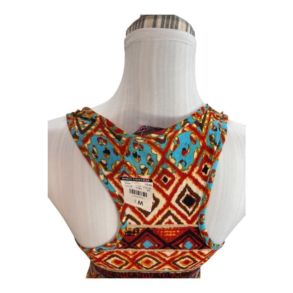 Body Central Orange Aztec Print Tank NWT Size M - Picture 3 of 4